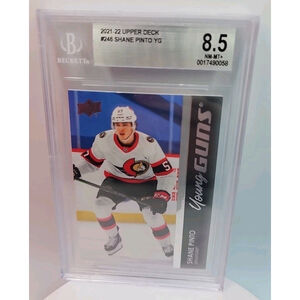 2021-22 Upper Deck Young Guns #246 Shane Pinto 8.5 NM-MT+ Graded